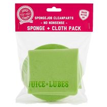 Juice Lubes SpongeJob CleanParts Sponge and Cloth Pack