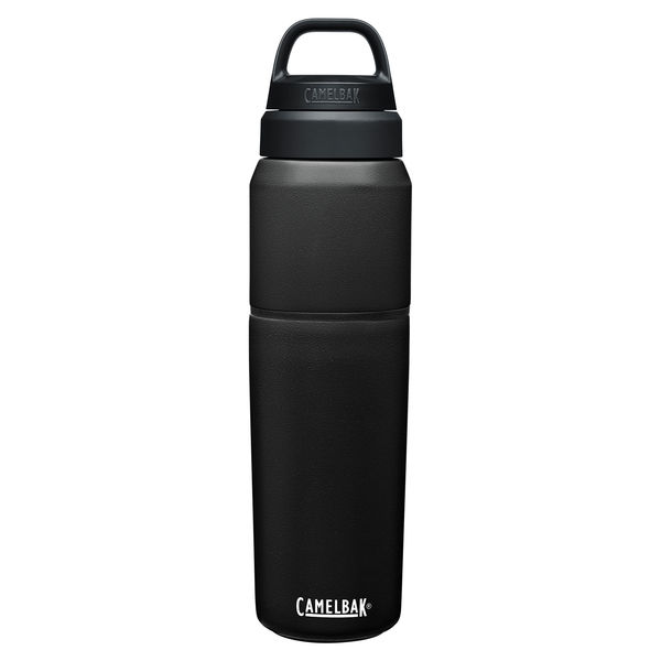 Camelbak Multibev Sst Vacuum Insulated 650ml Bottle With 480ml Cup Black/Black 650ml click to zoom image