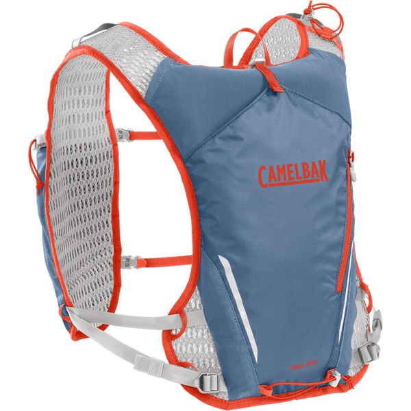 Camelbak Trail Run Vest 2023: Captain's Blue/Spicy Orange 7l click to zoom image
