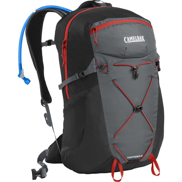 Camelbak Fourteener Hydration Pack 26l With 3l Reservoir 2023: Graphite/Red Poppy 26l click to zoom image