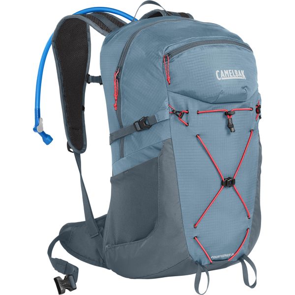 Camelbak Women's Fourteener 24 Hydration Pack 2023: Smoke Blue/Fiery Coral 24l click to zoom image