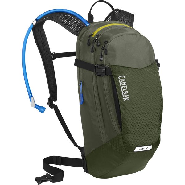 Camelbak M.u.l.e. Hydration Pack 12l With 3l Reservoir Dusty Olive 12l click to zoom image