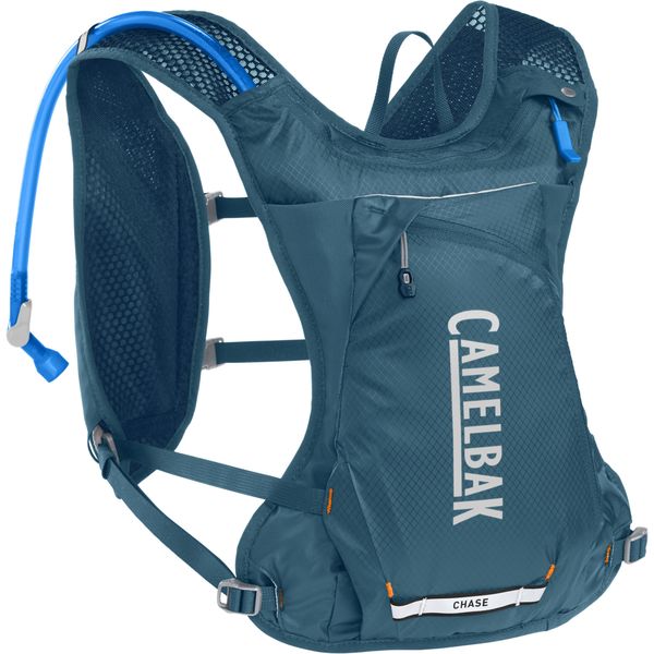 Camelbak Chase Race Pack 4l Vest With 1.5l Reservoir Moroccan Blue 4l click to zoom image