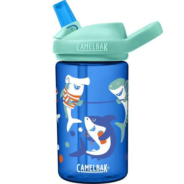 Camelbak Eddy+ Kids 400ml (Spring/Summer Limited Edition) 2024: Shark Summer Camp 400ml click to zoom image