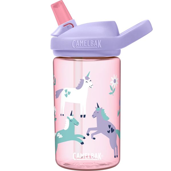 Camelbak Eddy+ Kids 400ml (Back To School Limited Edition) 2024: Unicorn Floral 400ml click to zoom image