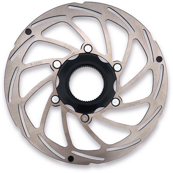 Aztec Stainless steel fixed Centre-Lock disc rotor - 203 mm click to zoom image