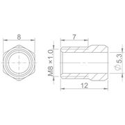 Aztec Threaded Shroud M8 x 1 Formula 8 pieces click to zoom image