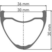 DT Swiss XMC 1501 DEG, 30 mm rim, BOOST axle, IS, MICRO SPLINE / XD, 29 inch rear click to zoom image