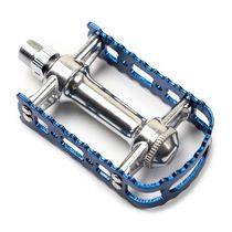 Mks Bm-7 Alloy Body & Plate 1/2 Inch Axle Road Pedal: Blue 1/2"