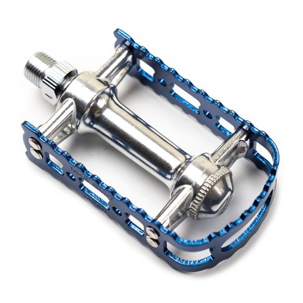 Mks Bm-7 Alloy Body & Plate 1/2 Inch Axle Road Pedal: Blue 1/2" click to zoom image