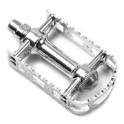 Mks Bm-7 Alloy Body & Plate 1/2 Inch Axle Road Pedal: Silver 1/2" 