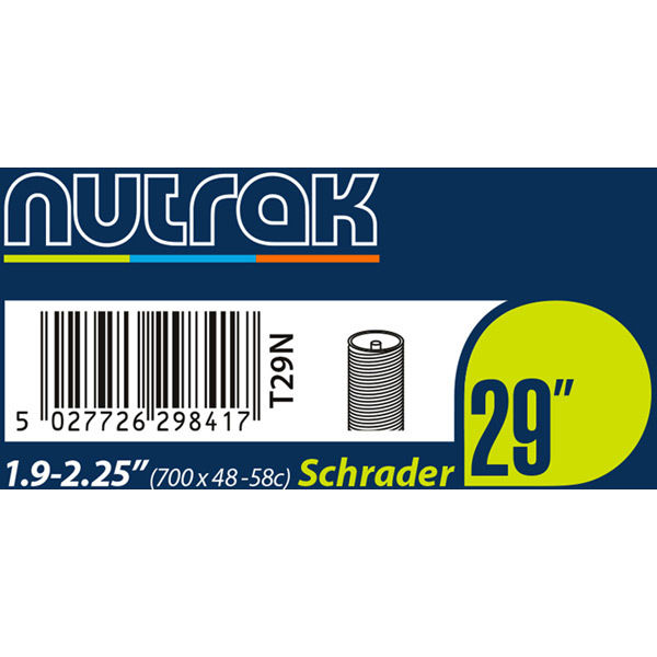 Nutrak 29 X 1.9 2.25 Inch Schrader Inner Tube click to zoom image
