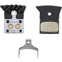 Shimano Spares L04C disc pads & spring, alloy/stainless back with cooling fins, metal sintered