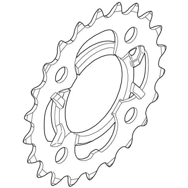 Shimano Spares FC-R7100 chainring, 50T-NK click to zoom image