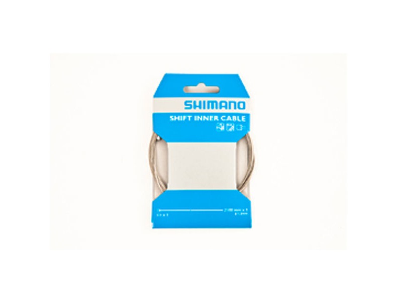 Shimano Spares Road MTB stainless steel gear inner wire 1.2 x 2100 single click to zoom image