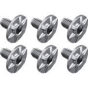 Shimano Spares PD-R9100 cleat fixing bolt, M5 x 8mm, pack of 6 