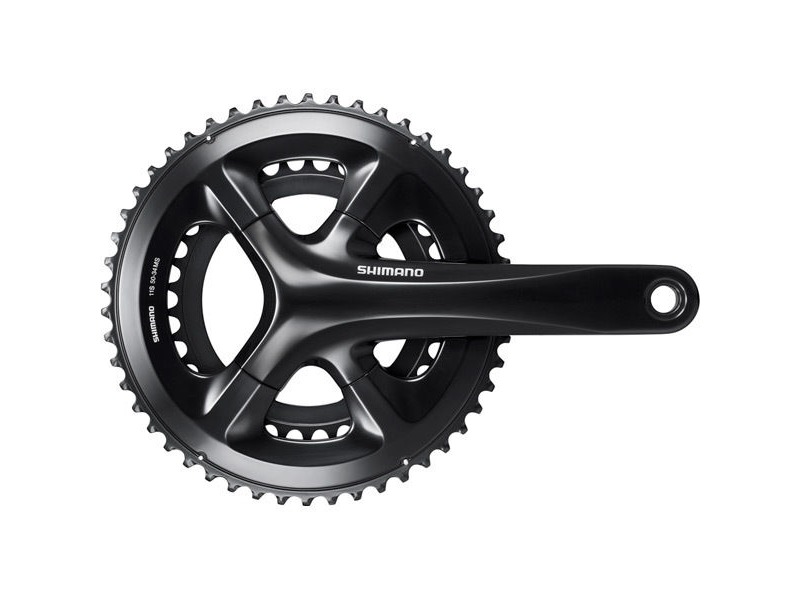 Shimano 105 FC-RS510 double chainset, 50/34T, for 135/142 mm axle, 172.5 mm, black click to zoom image
