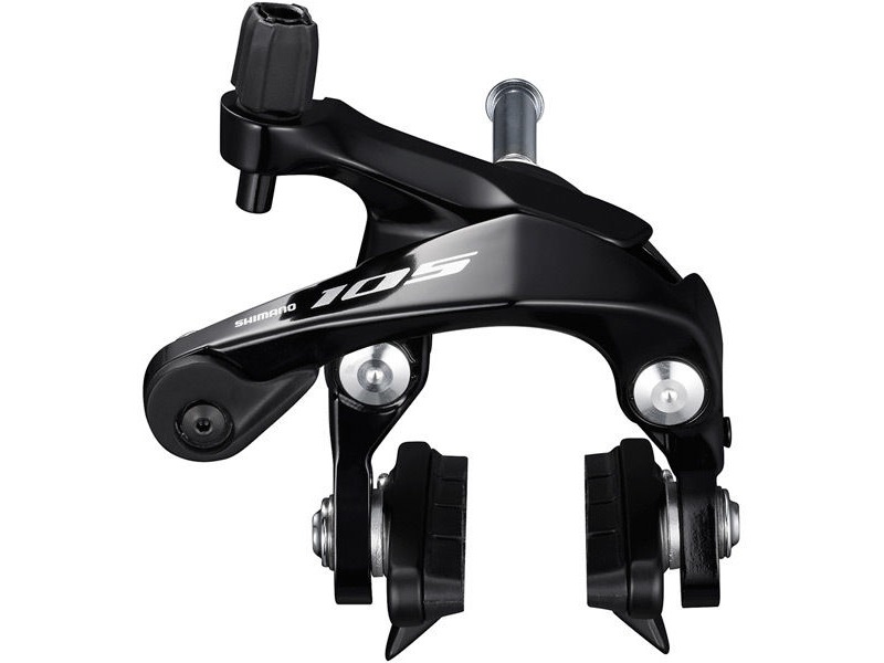 Shimano 105 BR-R7000 105 brake callipers, 49 mm drop, black, rear click to zoom image