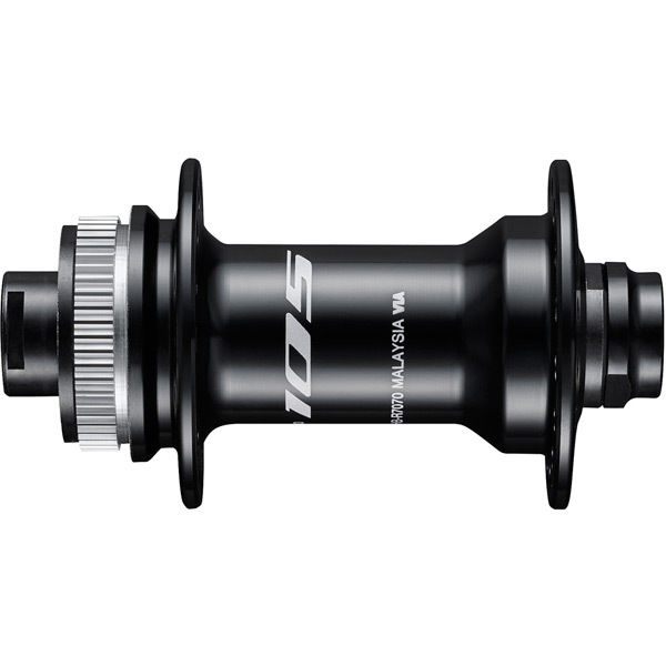 Shimano 105 HB-R7070 105 front hub, Centre-Lock disc 100 x 12 mm, 32 hole, black click to zoom image