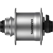 Shimano Nexus DH-UR708-3D Dynamo hub, 6v 3w, for Center Lock disc, 15x100 mm axle 36 hole, Centre-Lock Silver  click to zoom image
