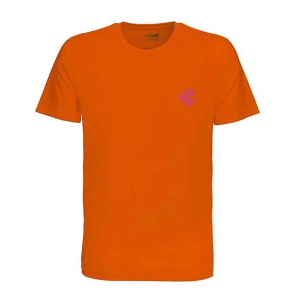 Cinelli Camera Roll T-Shirt Bright Orange click to zoom image