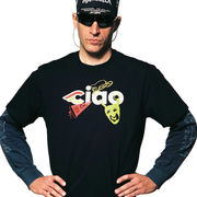 Cinelli Ciao Icons T-Shirt Black click to zoom image