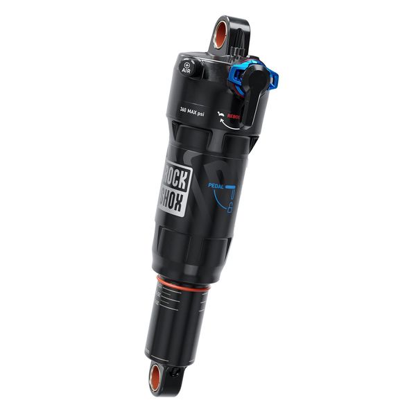 Rock Shox Rear Shock Deluxe Ultimate Rct- 190x45 Linear Air, 0neg/2pos Tokens, Linearreb/Lcomp, 380lb Lockout, Standard Standard (8x40,8x30) C1 Salsa Horsethief2019+: 190x45 click to zoom image