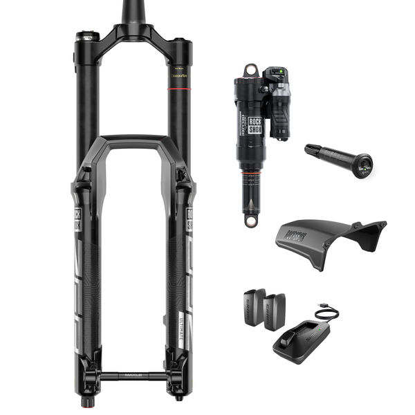 Rock Shox Flight Attendant Upgrade Kit - (Zeb 29 Fa 170, Superdeluxe Fa Trunnion/No Bushing, Dubfa Pedal Sensor, 2 Batteries W/Charger) A1 - Specialized Enduro 2020-2022: 205x60 click to zoom image