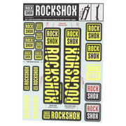 Rock Shox Spare - Decal Kit 30/32mm Ne01 Yellow - Sid/Reba/Revelation(Pre-2018)/Sektor/Recon/Xc32/30g/30s/Xc30 Black 30/32mm 