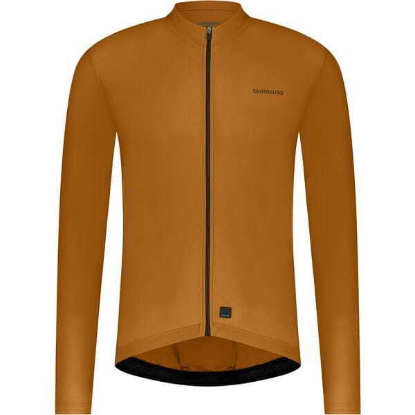 Shimano Clothing Men's, Element LS Jersey, Bronze click to zoom image