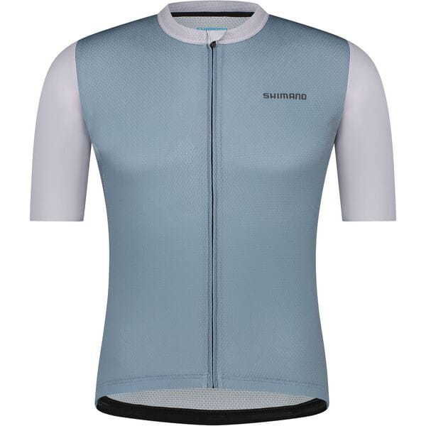 Shimano Clothing Men's, Aria Jersey, Blue click to zoom image