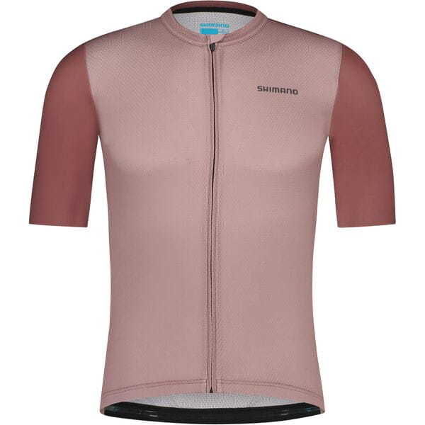 Shimano Clothing Men's, Aria Jersey, Maroon click to zoom image