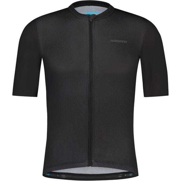 Shimano Clothing Men's, Aria Jersey, Black click to zoom image