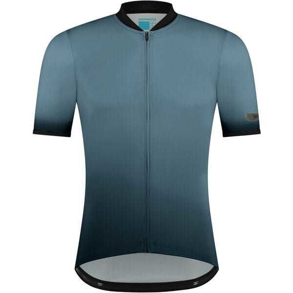 Shimano Clothing Men's, Evolve Avventura Jersey, Indigo Blue click to zoom image