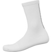 Shimano Clothing Unisex, S-PHYRE FLASH Socks, White click to zoom image