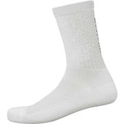 Shimano Clothing Unisex, S-PHYRE LEGGERA Socks, White click to zoom image