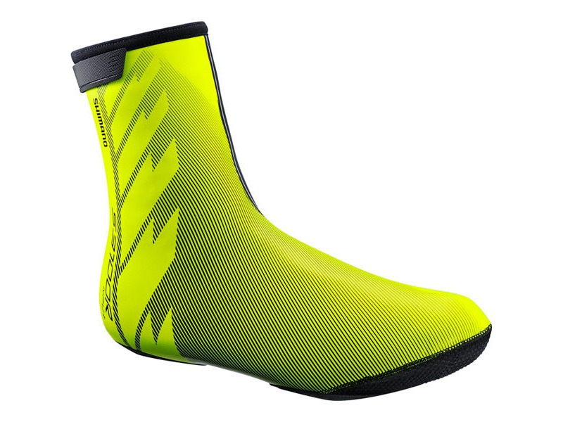 Shimano Clothing Unisex - S3100R NPU+ Shoe Cover - Neon Yellow click to zoom image