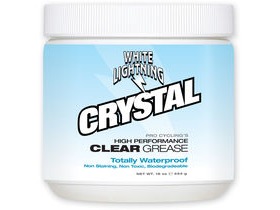 White Lightning Crystal Clear Grease, 1lb (455 G) Tub