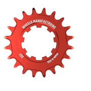 Wheels Manufacturing Solo-XD Cog, 7075 aluminum 20 teeth Red  click to zoom image