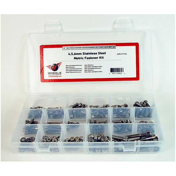Wheels Manufacturing Stainless steel nut and bolt fastener kit - 218 pieces click to zoom image