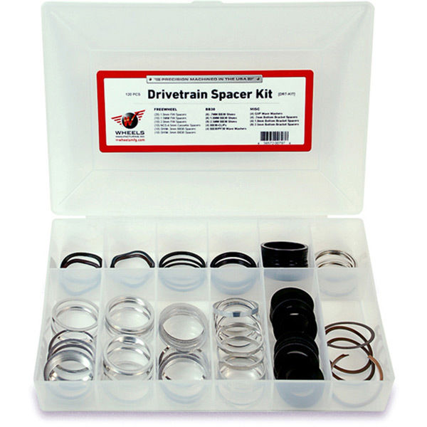 Wheels Manufacturing Drivetrain spacer kit - 120 pieces click to zoom image