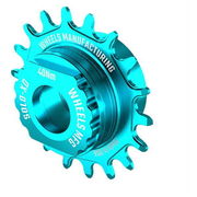 Wheels Manufacturing Solo-XD 16 Tooth Cog, 7075 aluminum, Teal click to zoom image