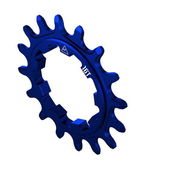 Wheels Manufacturing Solo-XD 16 Tooth Cog, 7075 aluminum, Blue click to zoom image