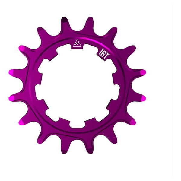 Wheels Manufacturing Solo-XD 16 Tooth Cog, 7075 aluminum, Purple click to zoom image