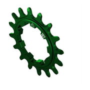 Wheels Manufacturing Solo-XD 16 Tooth Cog, 7075 aluminum, Green click to zoom image