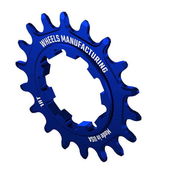 Wheels Manufacturing Solo-XD 18 Tooth Cog, 7075 aluminum, Blue click to zoom image