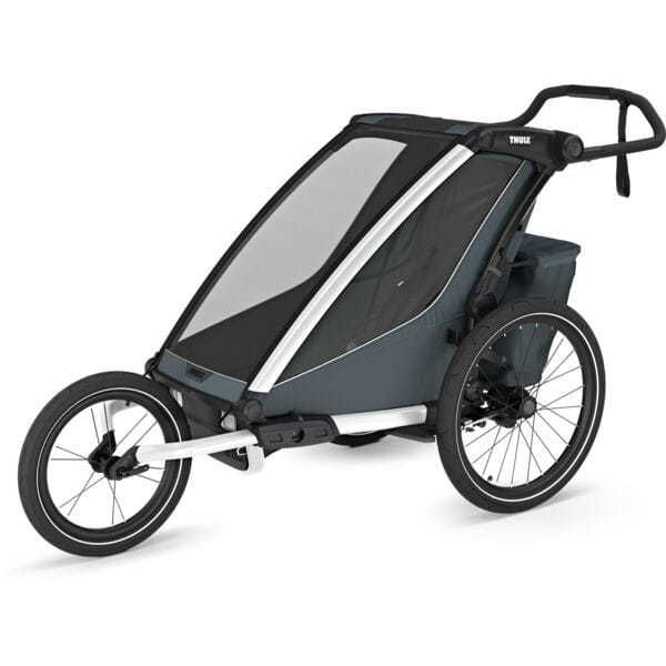 Thule Chariot Cross 2 Single child carrier with cycling and strolling kit click to zoom image