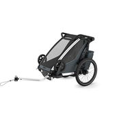 Thule Chariot Cross 2 Single child carrier with cycling and strolling kit click to zoom image