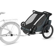 Thule Chariot Cross 2 Double child carrier with cycling and strolling kit click to zoom image