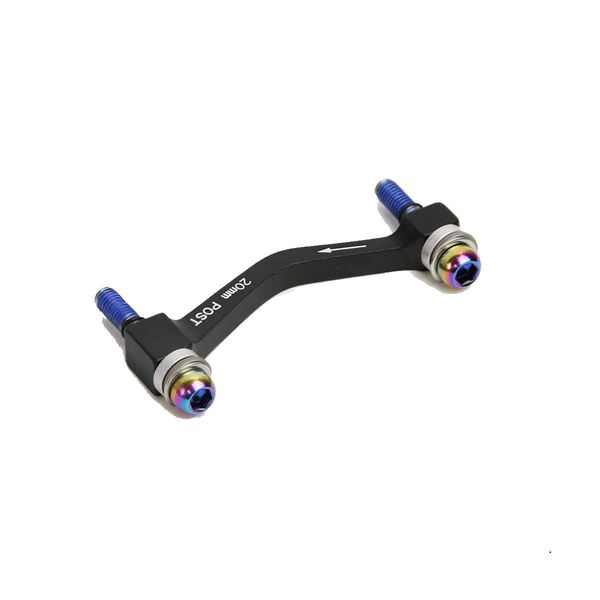 Sram Post Bracket - 20 P (Front 180/Rear 160) (Includes Bracket & Stainless Rainbow Bolts) - Standard Mount: 20 P click to zoom image